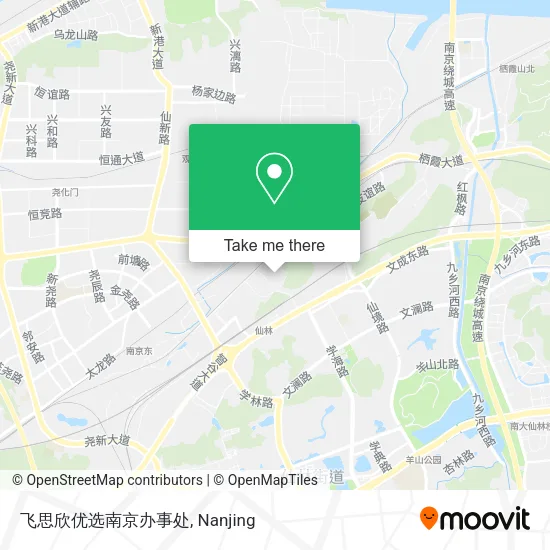 飞思欣优选南京办事处 map