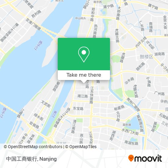 中国工商银行 map