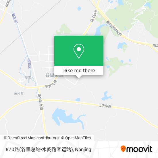 870路(谷里总站-水阁路客运站) map