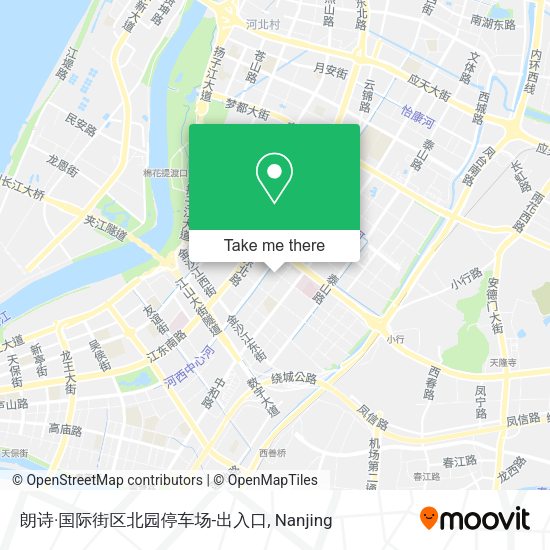 朗诗·国际街区北园停车场-出入口 map