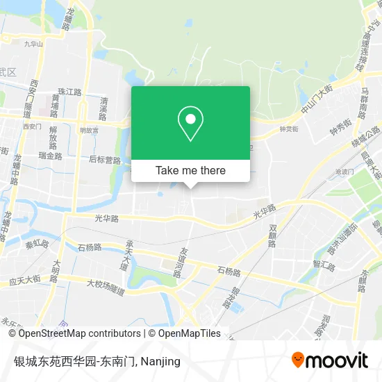 银城东苑西华园-东南门 map