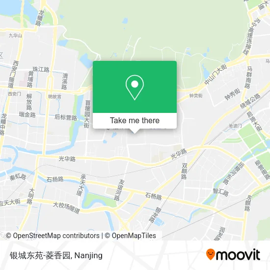 银城东苑-菱香园 map