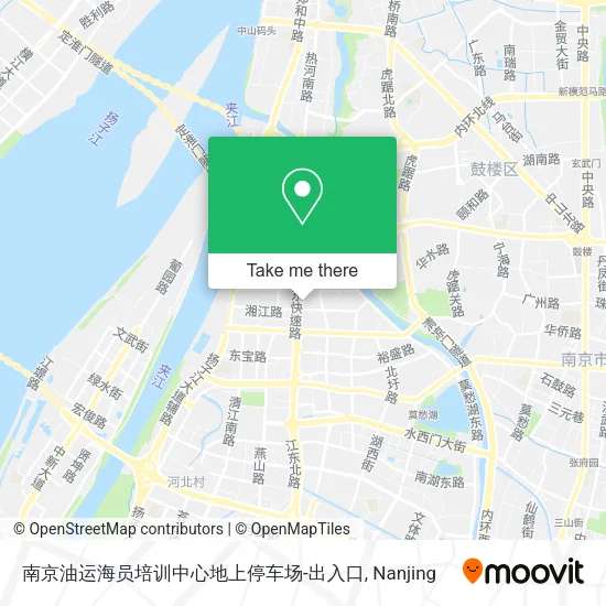 南京油运海员培训中心地上停车场-出入口 map