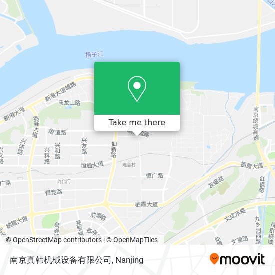 南京真韩机械设备有限公司 map