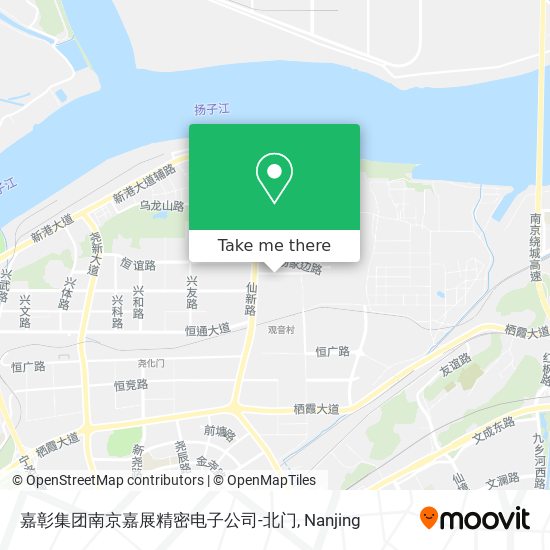 嘉彰集团南京嘉展精密电子公司-北门 map
