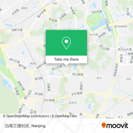 泊寓兰德社区 map