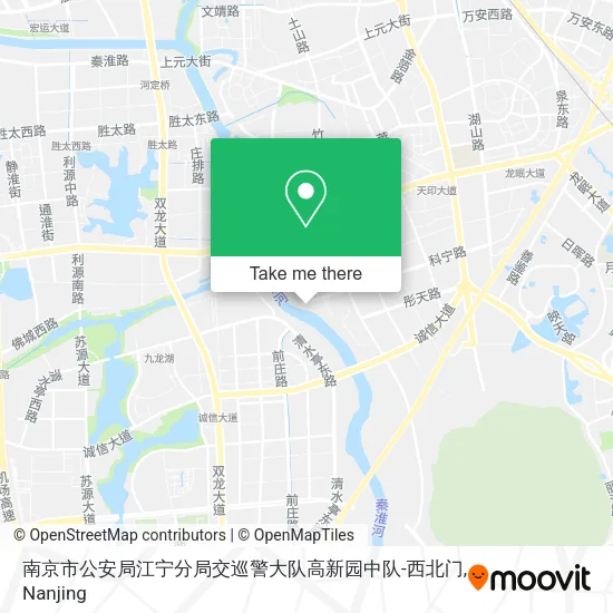 南京市公安局江宁分局交巡警大队高新园中队-西北门 map