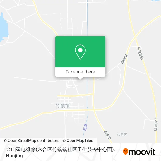 金山家电维修(六合区竹镇镇社区卫生服务中心西) map