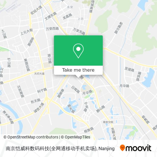 南京恺威科数码科技(全网通移动手机卖场) map