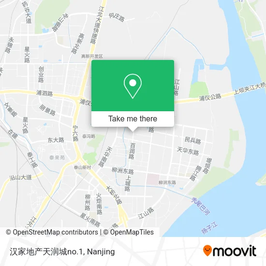 汉家地产天润城no.1 map