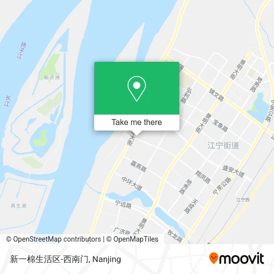 新一棉生活区-西南门 map