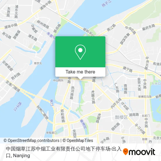 中国烟草江苏中烟工业有限责任公司地下停车场-出入口 map