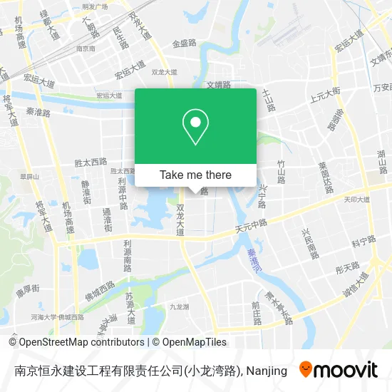 南京恒永建设工程有限责任公司(小龙湾路) map