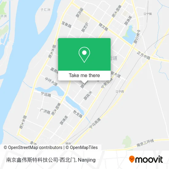 南京鑫伟斯特科技公司-西北门 map