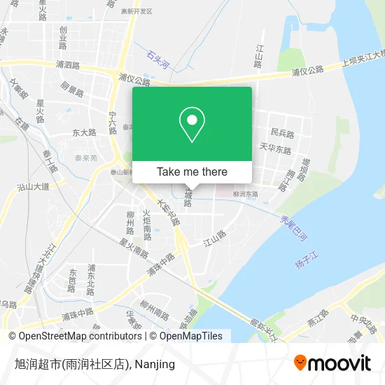 旭润超市(雨润社区店) map