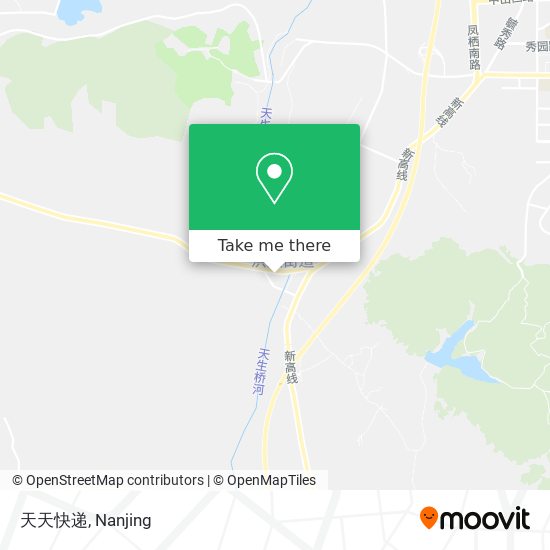 天天快递 map