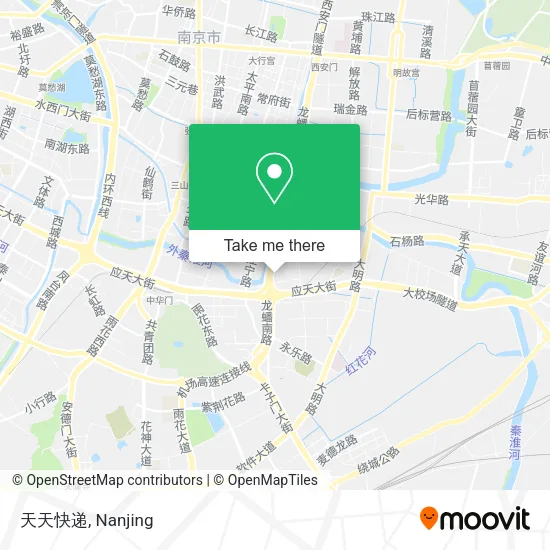 天天快递 map