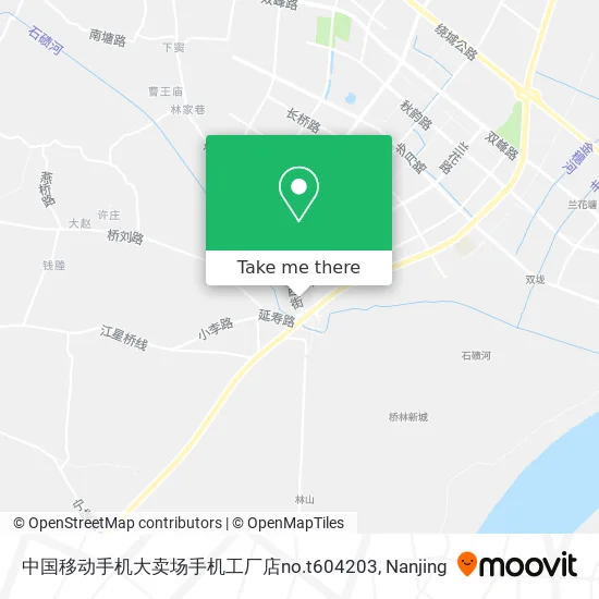 中国移动手机大卖场手机工厂店no.t604203 map