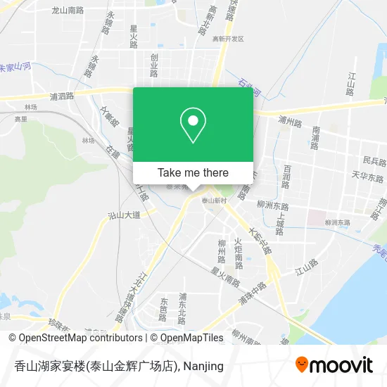 香山湖家宴楼(泰山金辉广场店) map