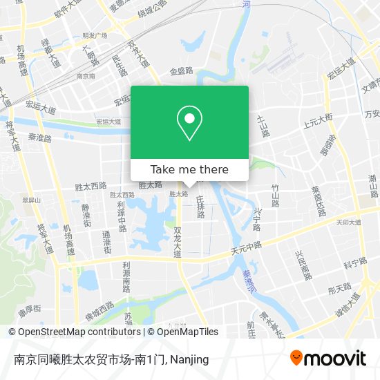 南京同曦胜太农贸市场-南1门 map