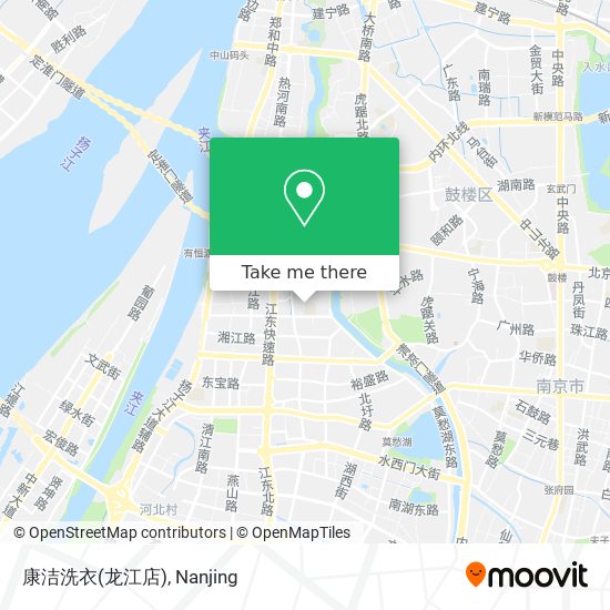 康洁洗衣(龙江店) map