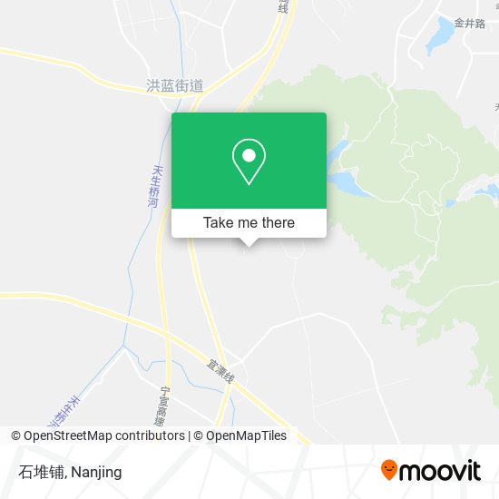 石堆铺 map
