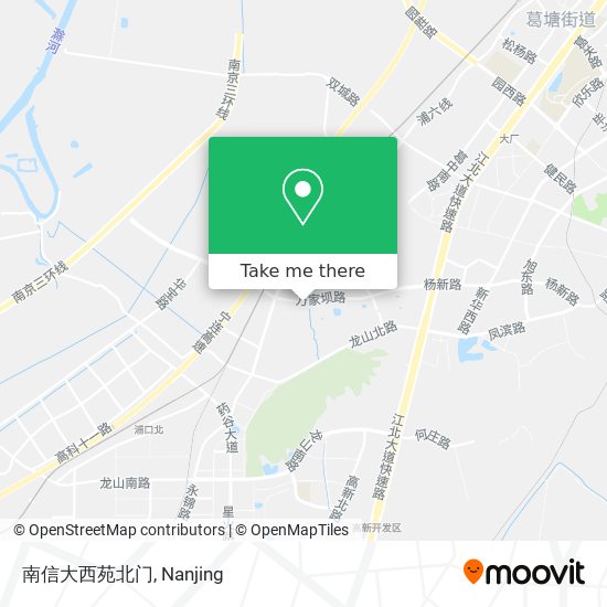 南信大西苑北门 map