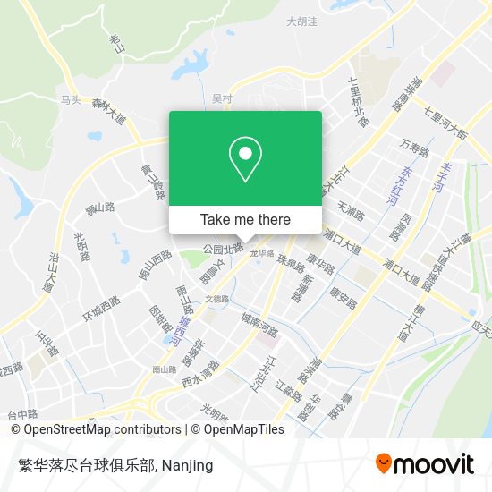 繁华落尽台球俱乐部 map