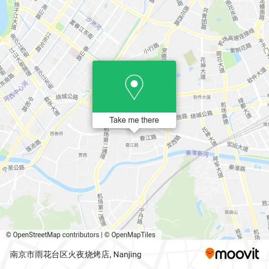 南京市雨花台区火夜烧烤店 map