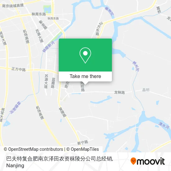 巴夫特复合肥南京泽田农资秣陵分公司总经销 map