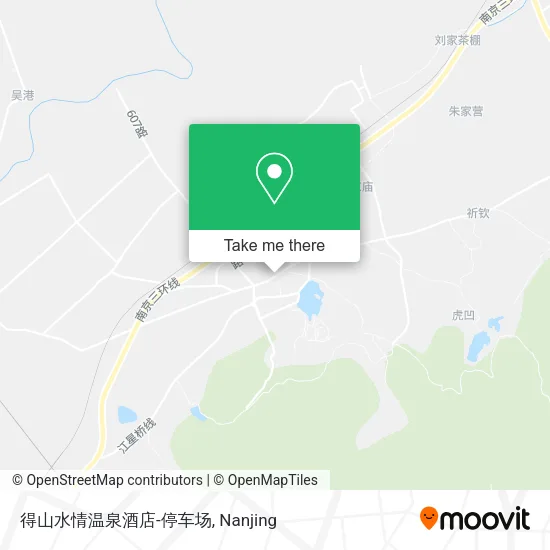 得山水情温泉酒店-停车场 map