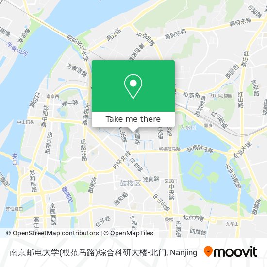 南京邮电大学(模范马路)综合科研大楼-北门 map