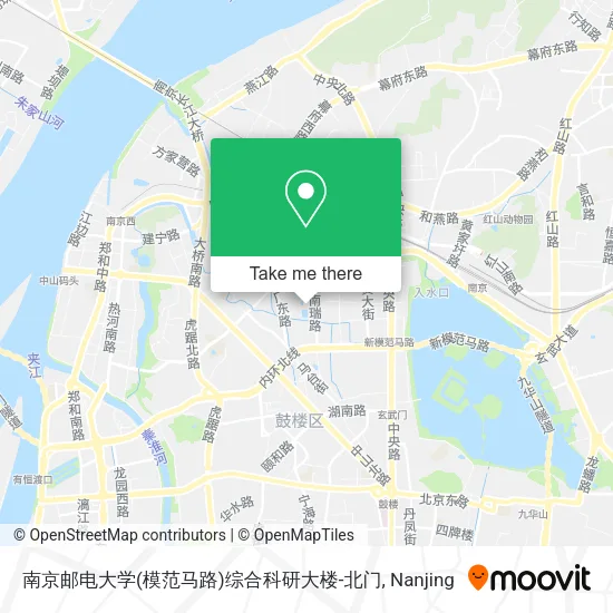 南京邮电大学(模范马路)综合科研大楼-北门 map