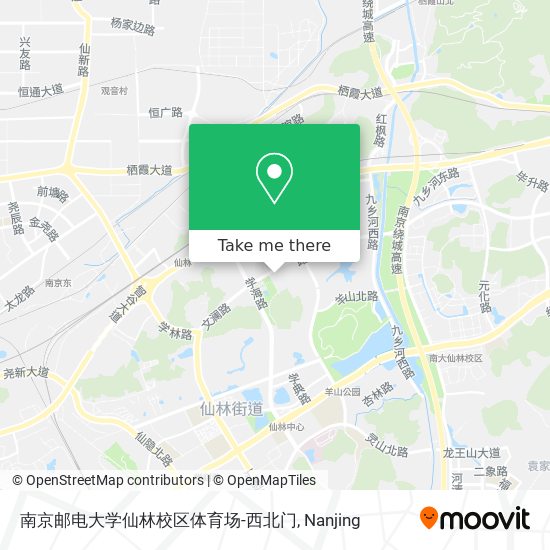 南京邮电大学仙林校区体育场-西北门 map