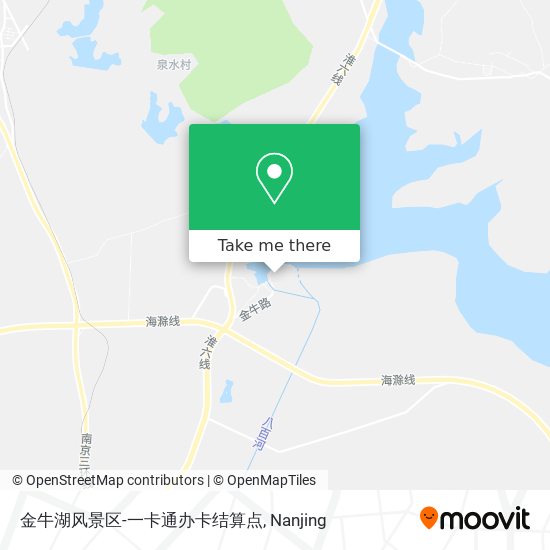金牛湖风景区-一卡通办卡结算点 map
