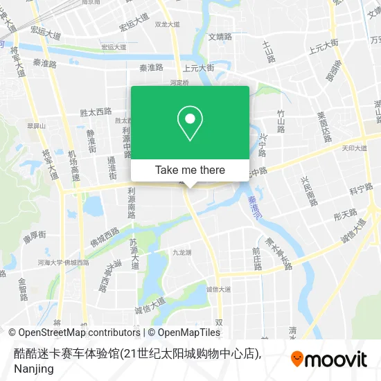 酷酷迷卡赛车体验馆(21世纪太阳城购物中心店) map