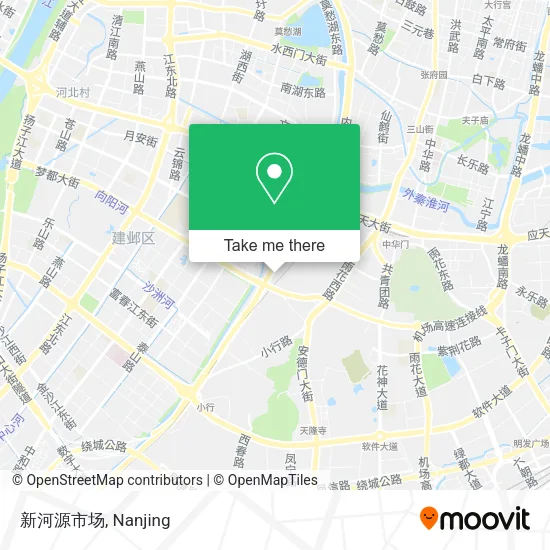 新河源市场 map