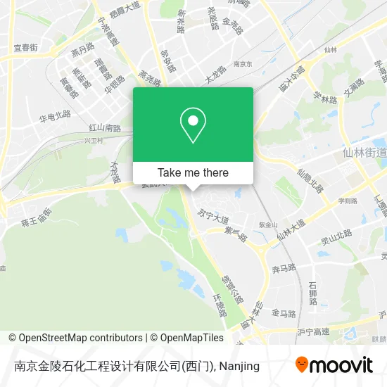 南京金陵石化工程设计有限公司(西门) map