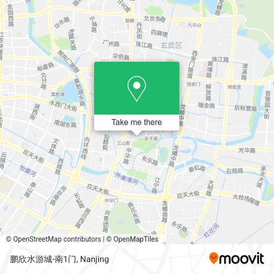 鹏欣水游城-南1门 map