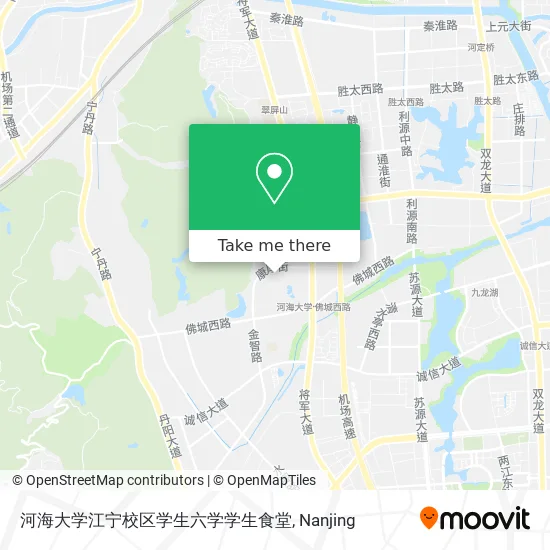 河海大学江宁校区学生六学学生食堂 map