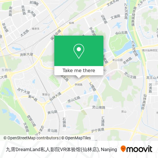 九霄DreamLand私人影院VR体验馆(仙林店) map