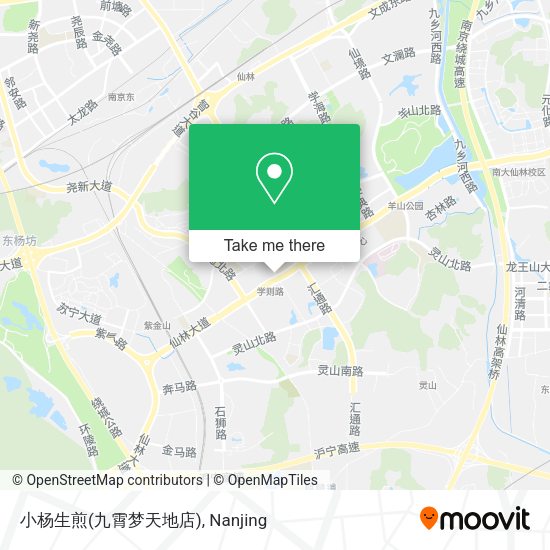 小杨生煎(九霄梦天地店) map