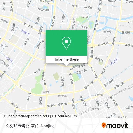 长发都市诸公-南门 map