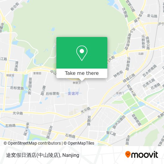 途窝假日酒店(中山陵店) map