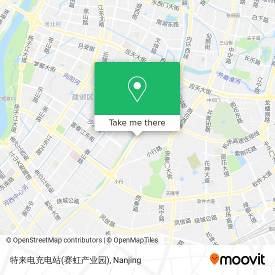 特来电充电站(赛虹产业园) map