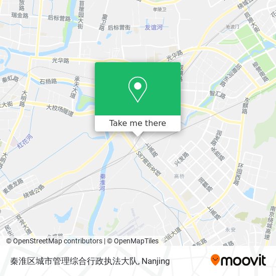 秦淮区城市管理综合行政执法大队 map
