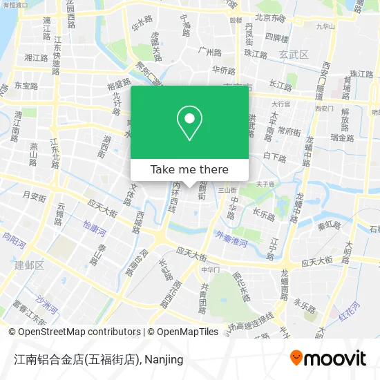 江南铝合金店(五福街店) map