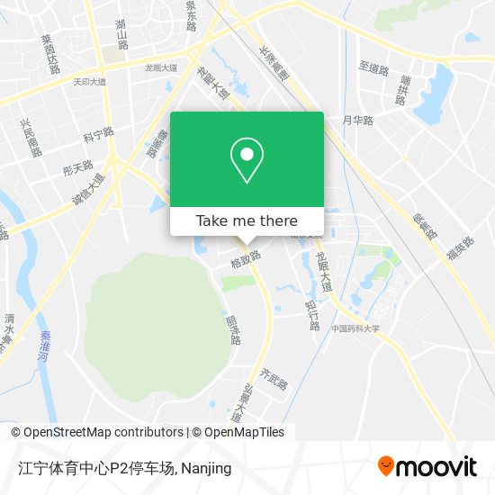 江宁体育中心P2停车场 map