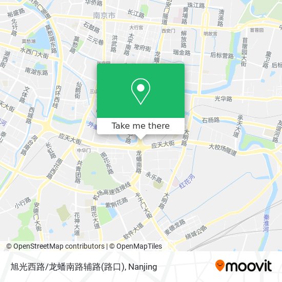 旭光西路/龙蟠南路辅路(路口) map