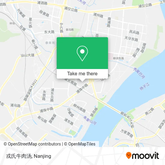 戎氏牛肉汤 map